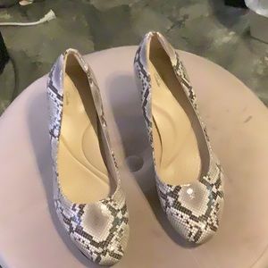 Clark Snakeskin Pumps